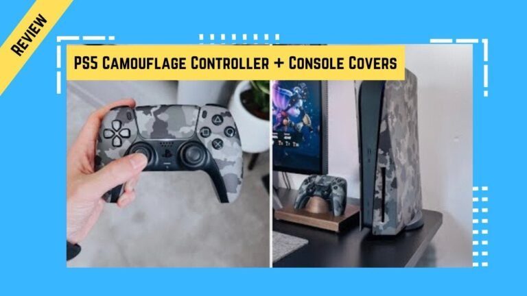 Sony’s PS5 Camouflage Controller + Console Cover Review