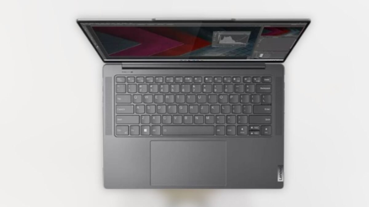 Lenovo Slim Pro 7 design and Keyboard, trackpad