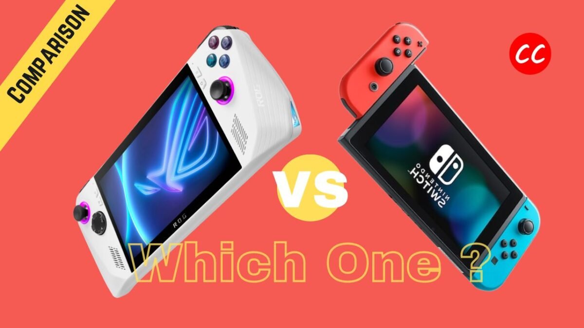 Asus Rog Ally vs Nintendo Switch Gaming Handheld
