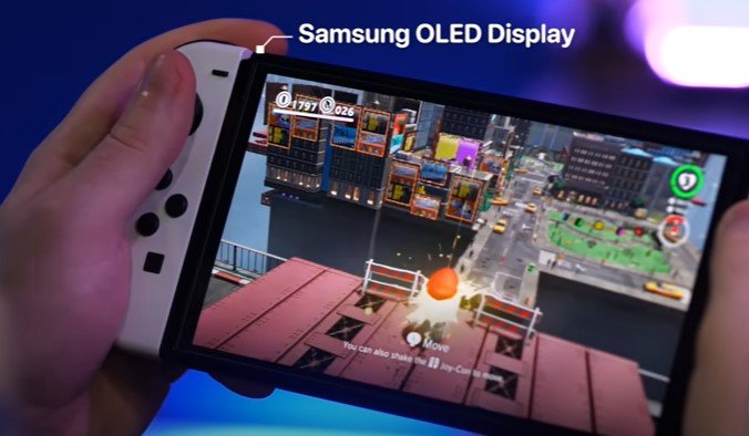 Samsung OLED Display on the Nintendo Switch