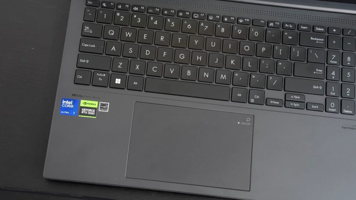 Asus VivoBook Pro 15 OLED Review Keyboard and Touchpad